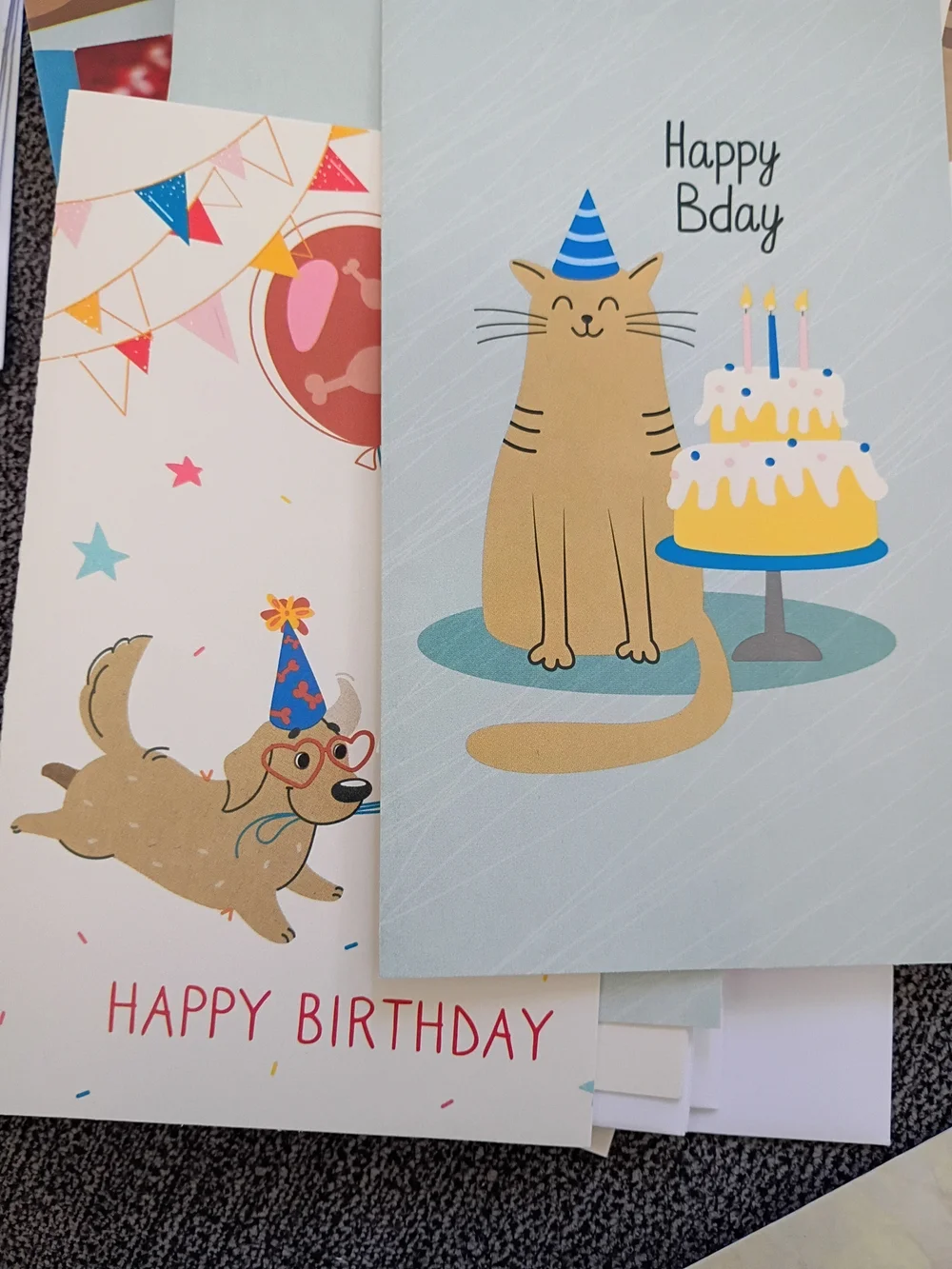 Assorted Greeting Card Set - Vibrant Mixed Bouquet And Animals.